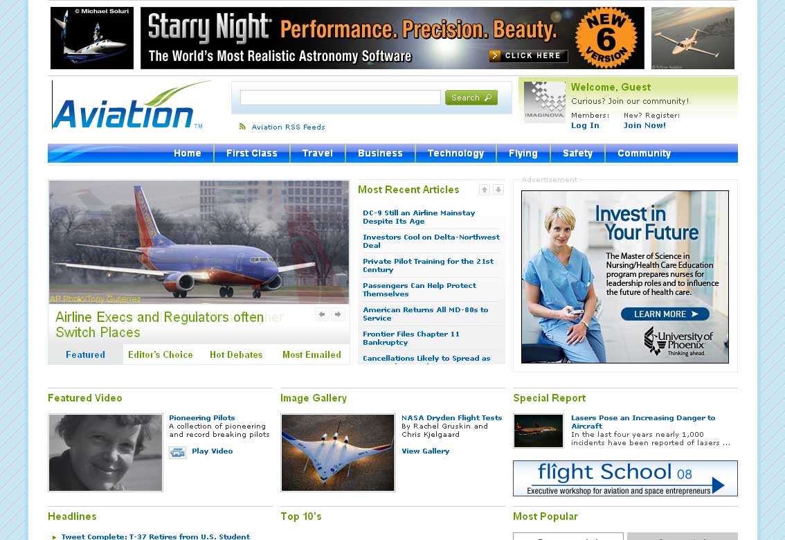 Aviation web
